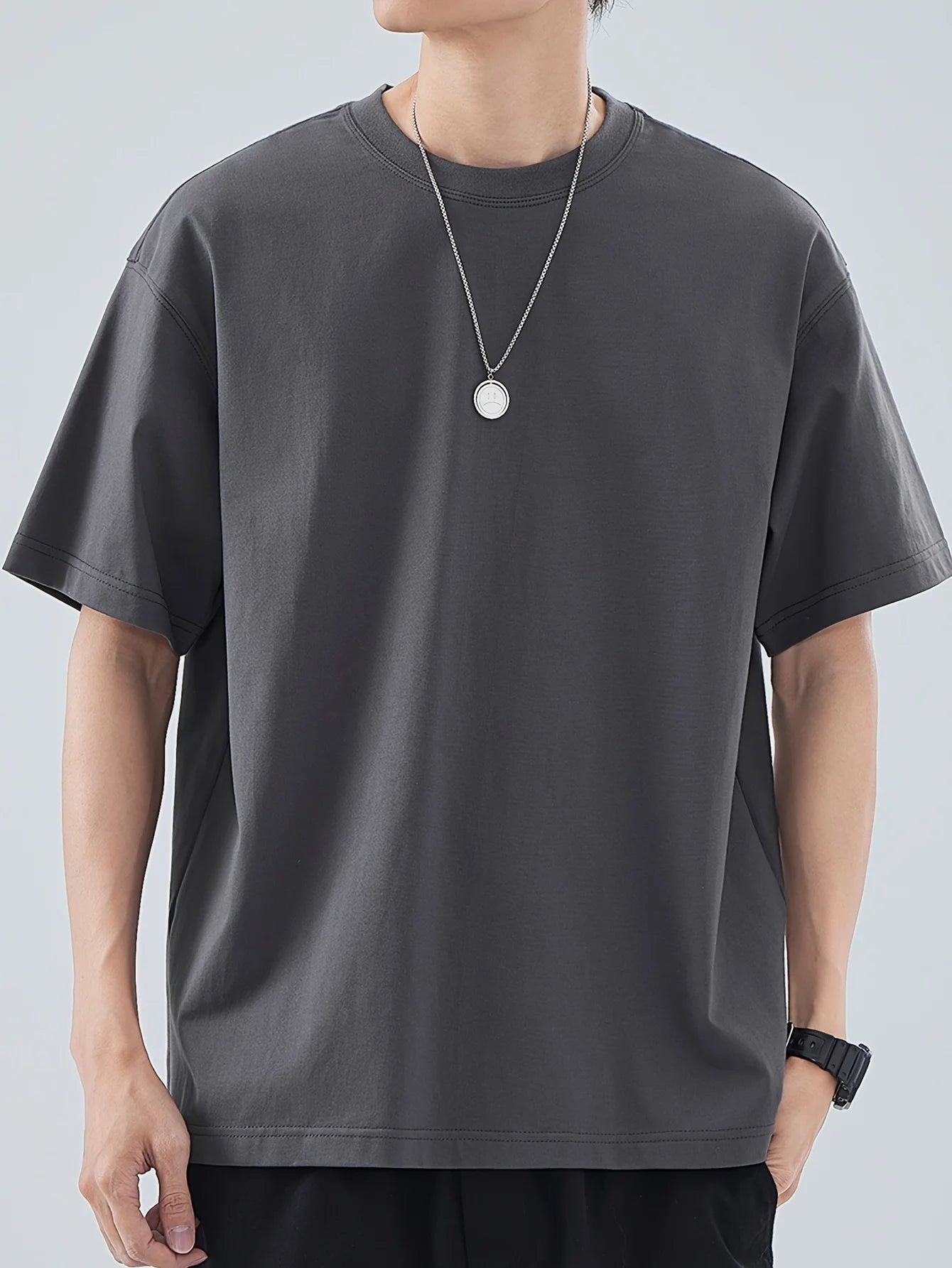 Oversize Cotton T-Shirt for Men | Casual Summer Tee 8