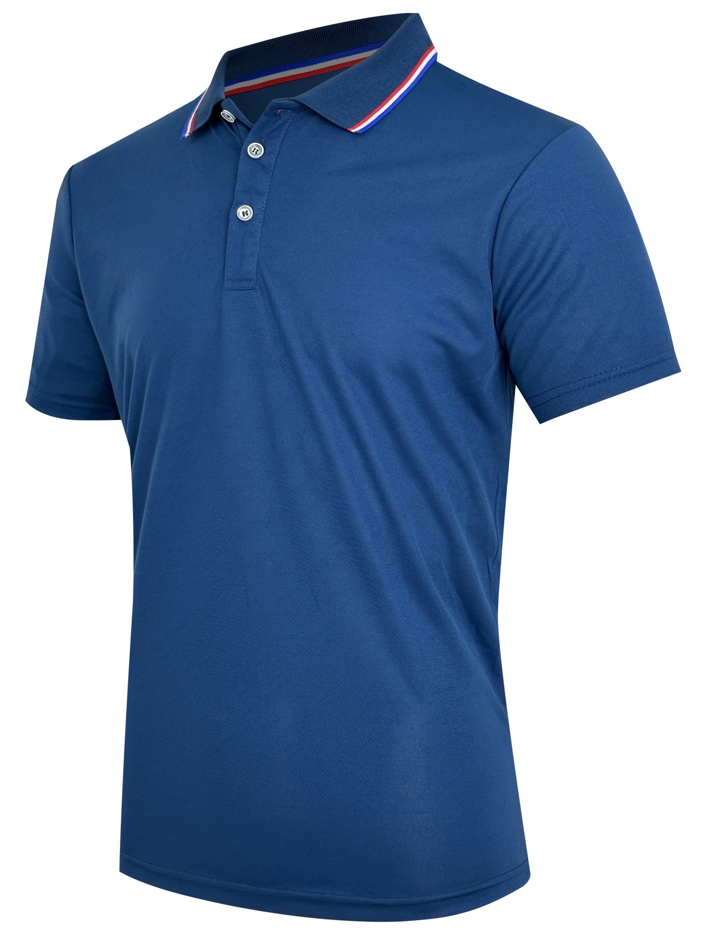 Men's Casual Polo Shirt | Short Sleeve Solid Color Tee 10