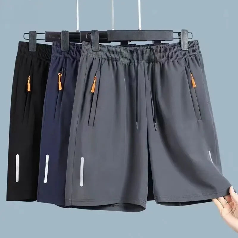 Men's Ice Silk Running Shorts | Breathable Gym Shorts 0