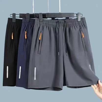 Men's Ice Silk Running Shorts | Breathable Gym Shorts 0