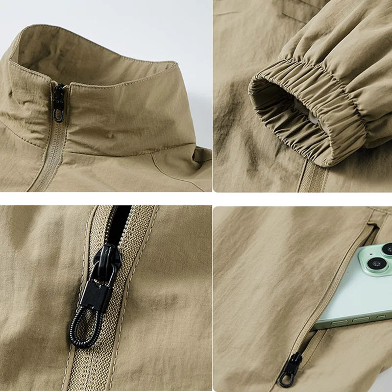 Men's Lightweight Windbreaker Jacket | Casual Outdoor Wear 5