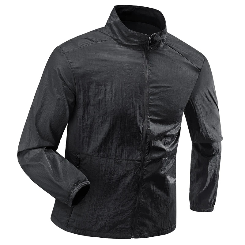 Men's Plus Size Hiking Jacket | Lightweight Sun-Protective Coat 2