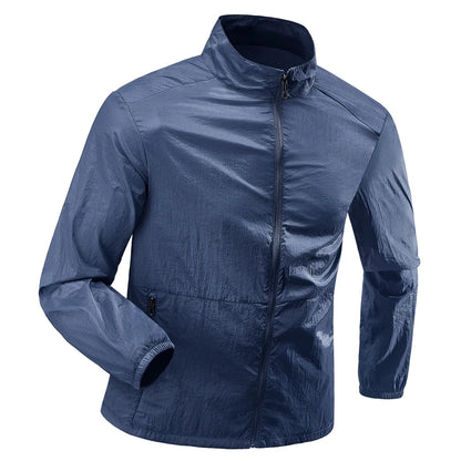Men's Plus Size Hiking Jacket | Lightweight Sun-Protective Coat 3