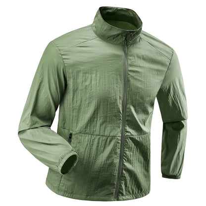 Men's Plus Size Hiking Jacket | Lightweight Sun-Protective Coat 4