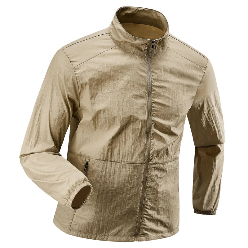Men's Plus Size Hiking Jacket | Lightweight Sun-Protective Coat 5