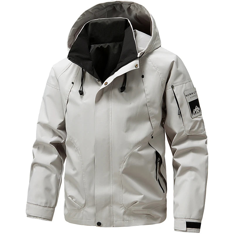 Men's Waterproof Softshell Jacket | Outdoor Windbreaker 9