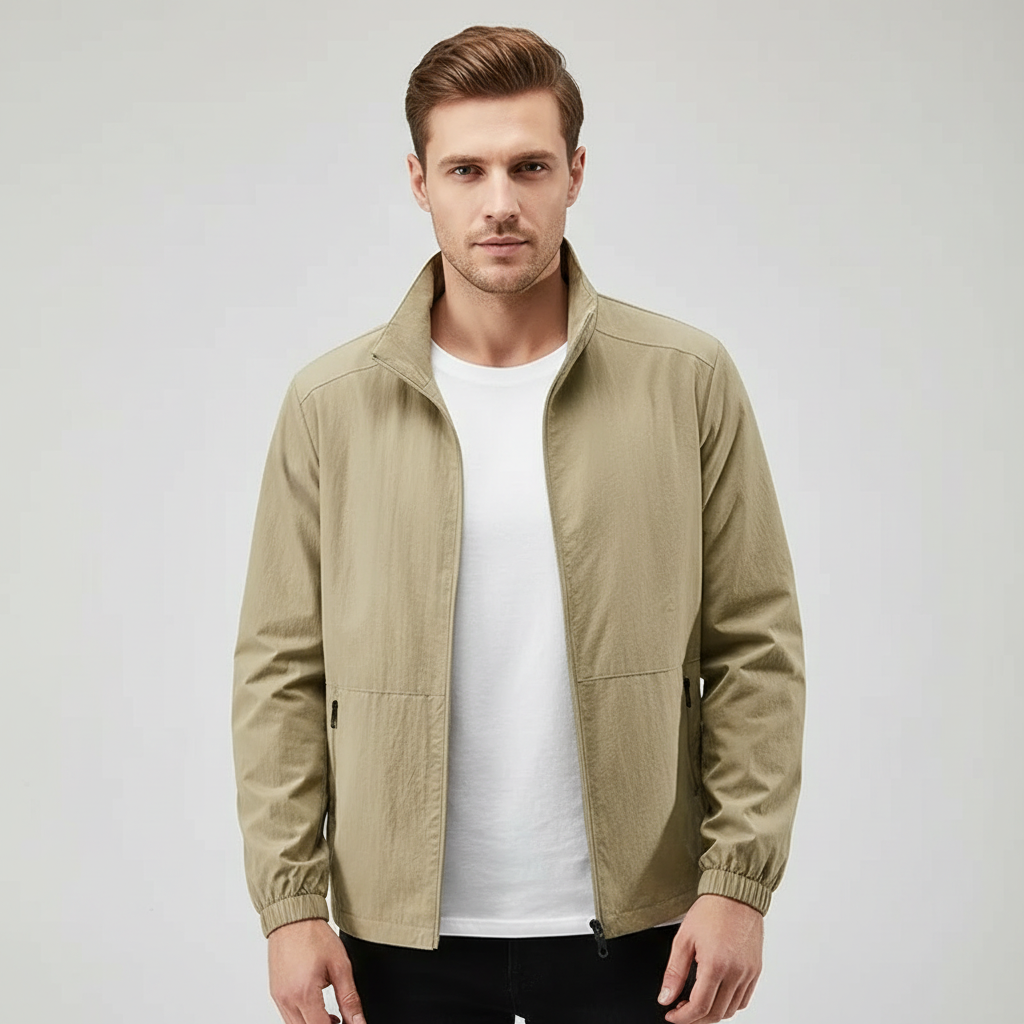 Men's Lightweight Windbreaker Jacket | Casual Outdoor Wear