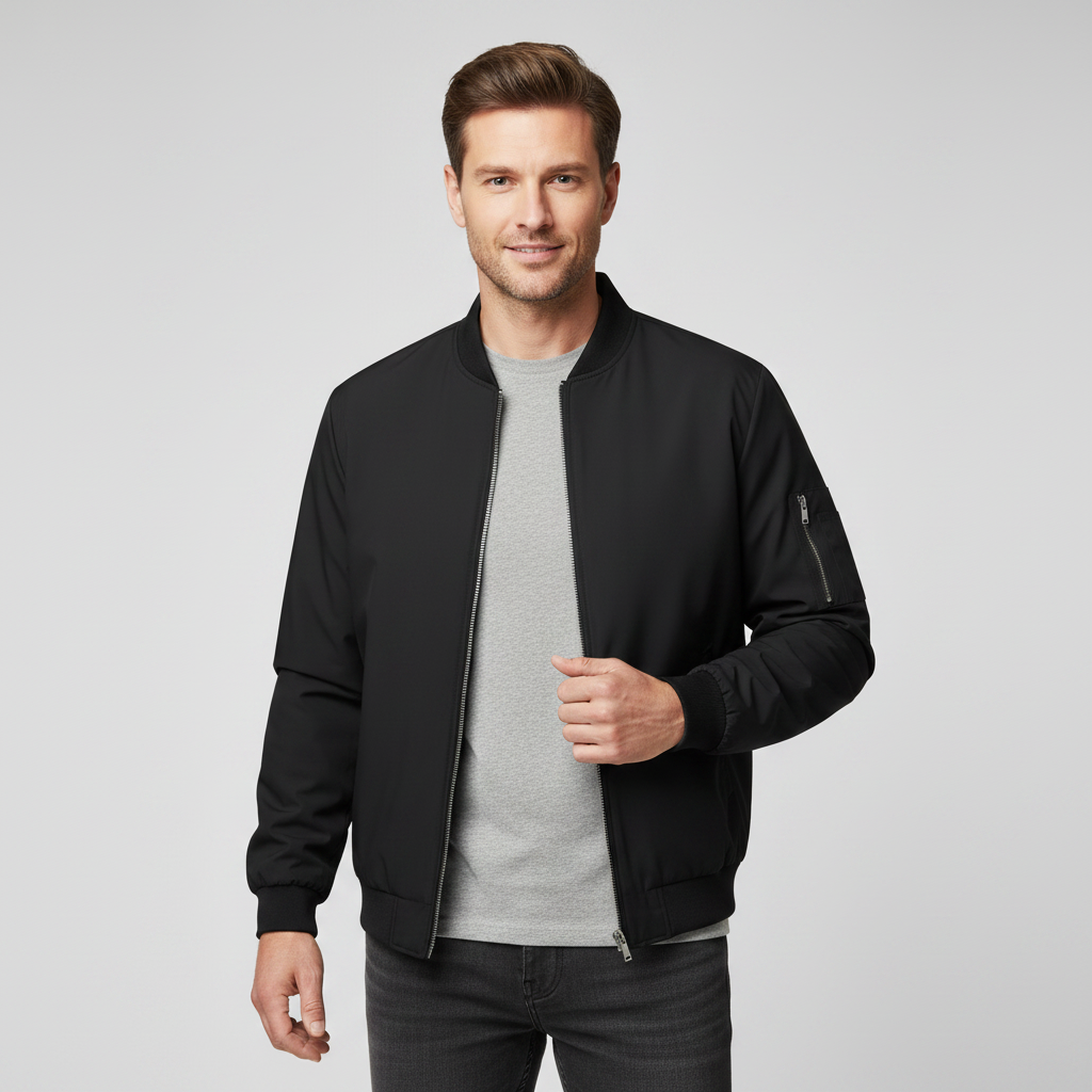 Men's Lightweight Bomber Jacket | Casual Men's Jacket