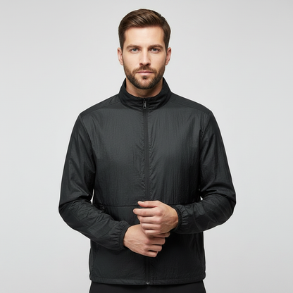 Men's Plus Size Hiking Jacket | Lightweight Sun-Protective Coat