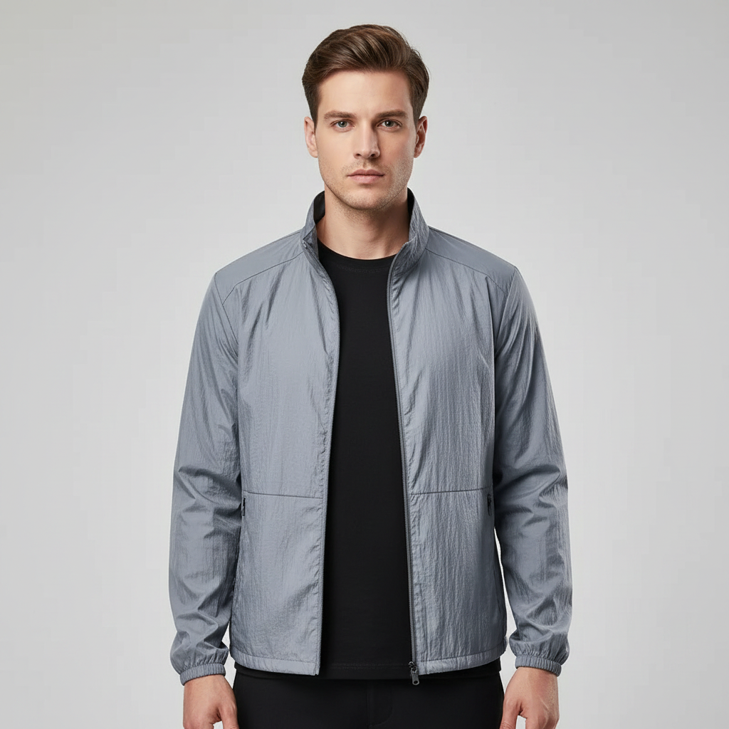 Men's Plus Size Hiking Jacket | Lightweight Sun-Protective Coat