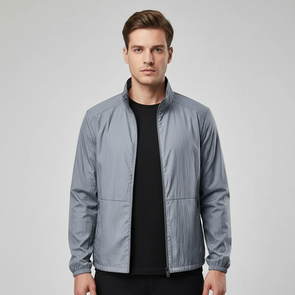 Men's Plus Size Hiking Jacket | Lightweight Sun-Protective Coat