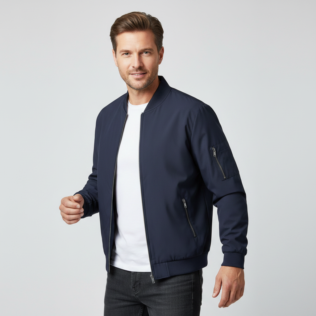 Men's Lightweight Bomber Jacket | Casual Men's Jacket